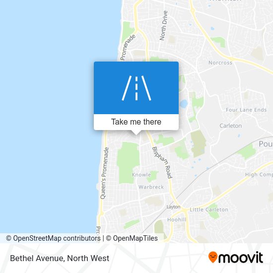 Bethel Avenue map