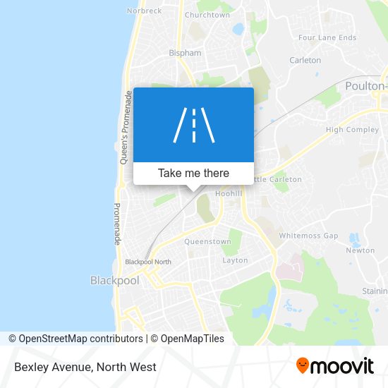 Bexley Avenue map