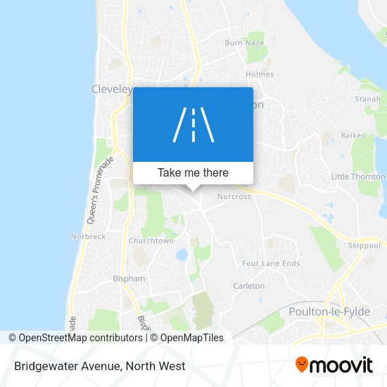 Bridgewater Avenue map