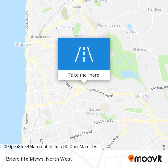 Briercliffe Mews map