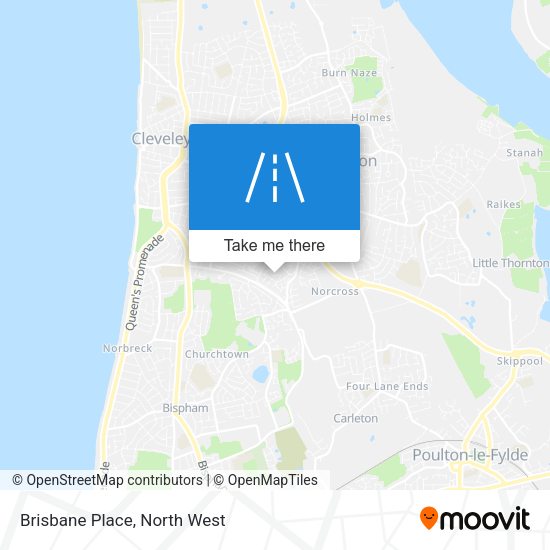 Brisbane Place map