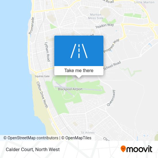 Calder Court map