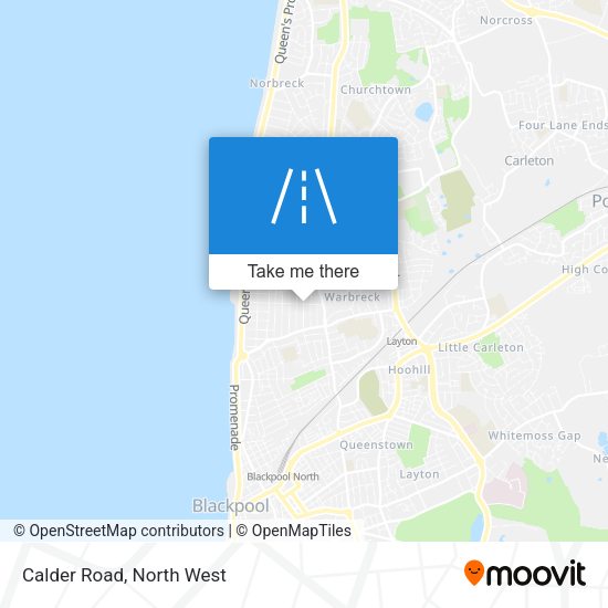 Calder Road map