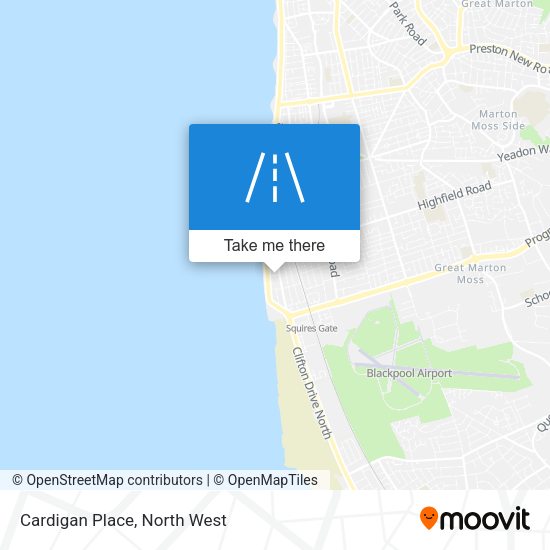 Cardigan Place map