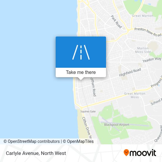 Carlyle Avenue map