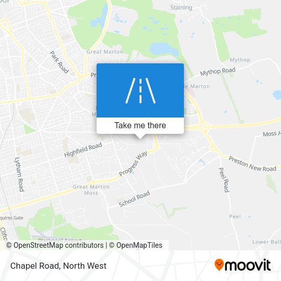 Chapel Road map