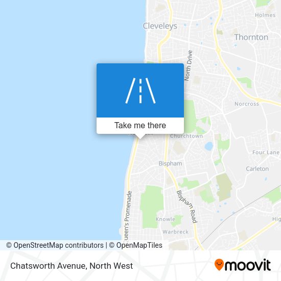 Chatsworth Avenue map