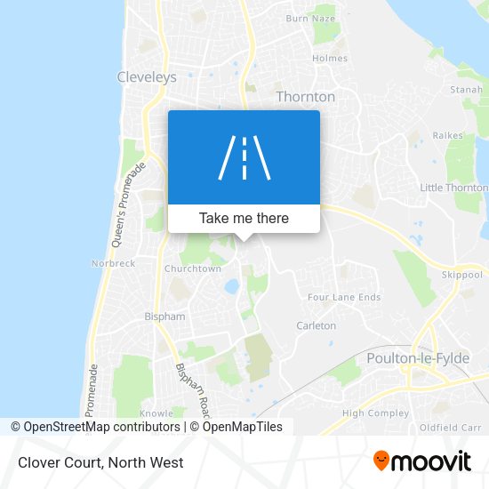 Clover Court map