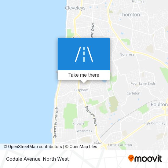 Codale Avenue map
