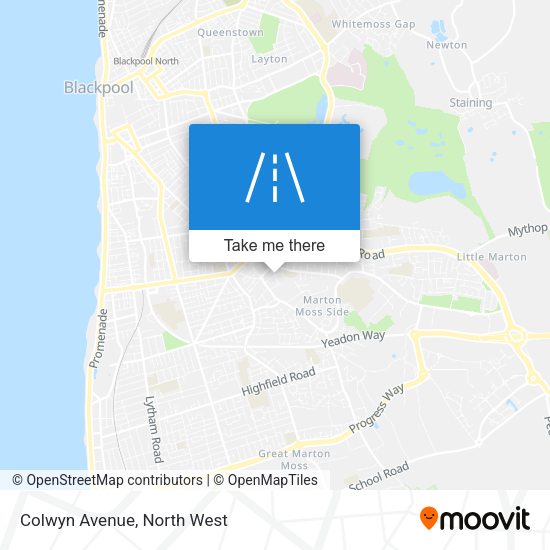 Colwyn Avenue map