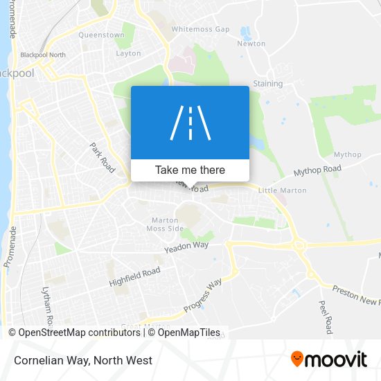 Cornelian Way map