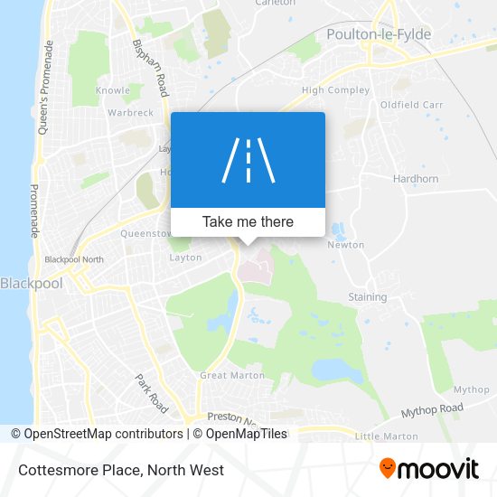 Cottesmore Place map