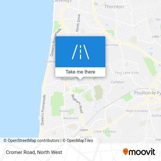 Cromer Road map
