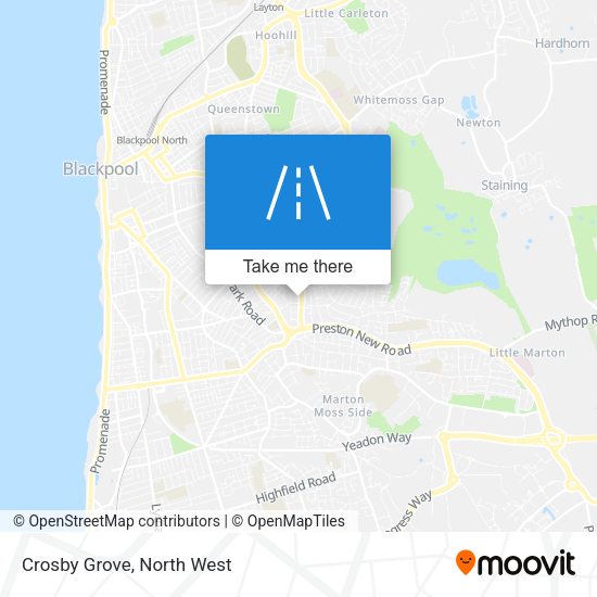 Crosby Grove map