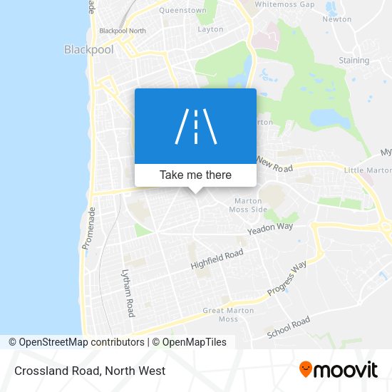Crossland Road map