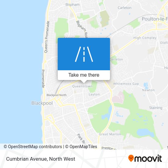 Cumbrian Avenue map