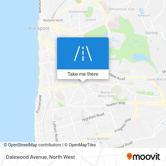 Dalewood Avenue map