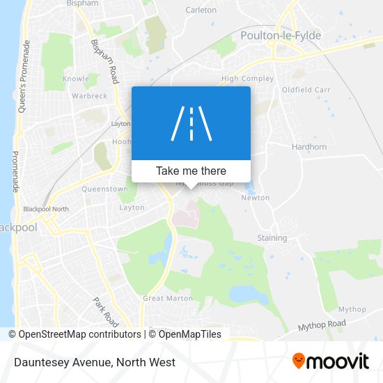 Dauntesey Avenue map