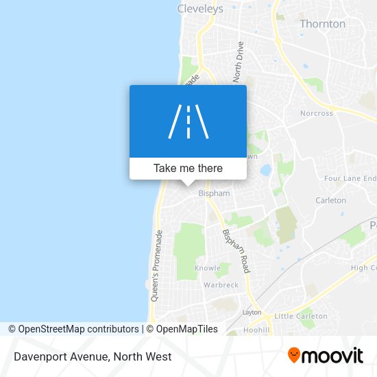 Davenport Avenue map