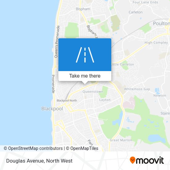 Douglas Avenue map