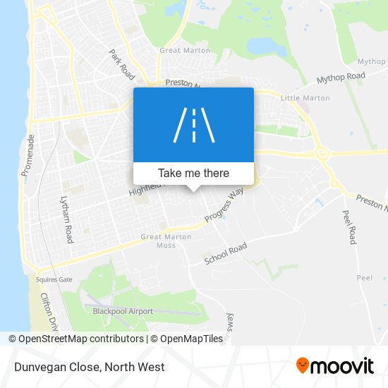 Dunvegan Close map