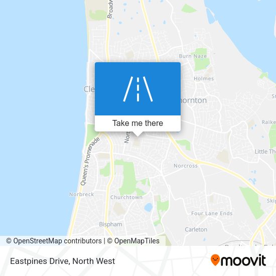 Eastpines Drive map