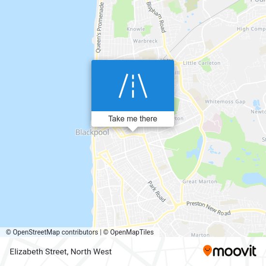 Elizabeth Street map