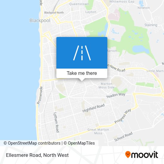 Ellesmere Road map