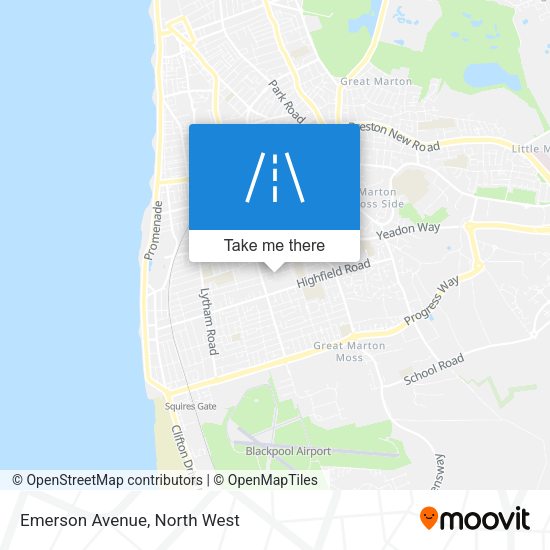 Emerson Avenue map
