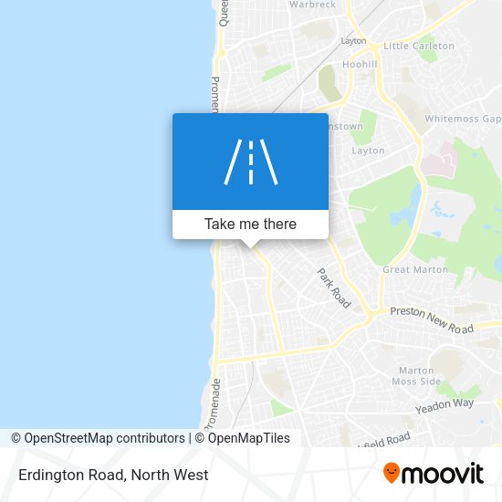 Erdington Road map