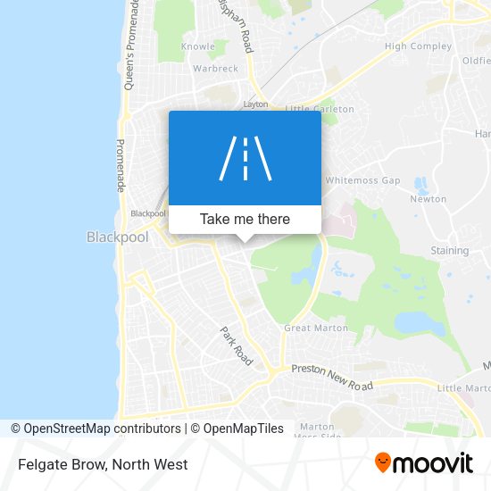 Felgate Brow map