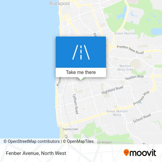 Fenber Avenue map