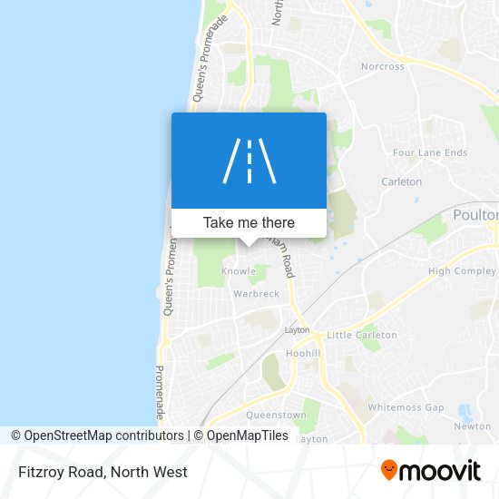 Fitzroy Road map