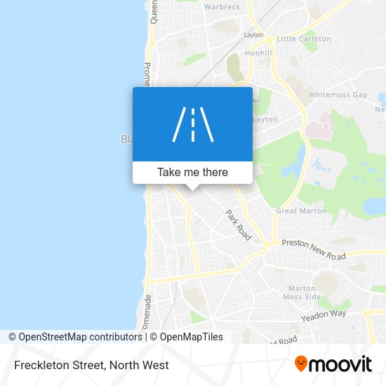 Freckleton Street map