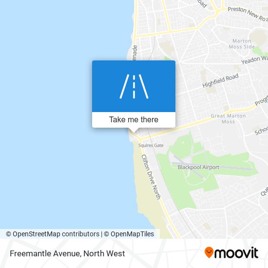 Freemantle Avenue map