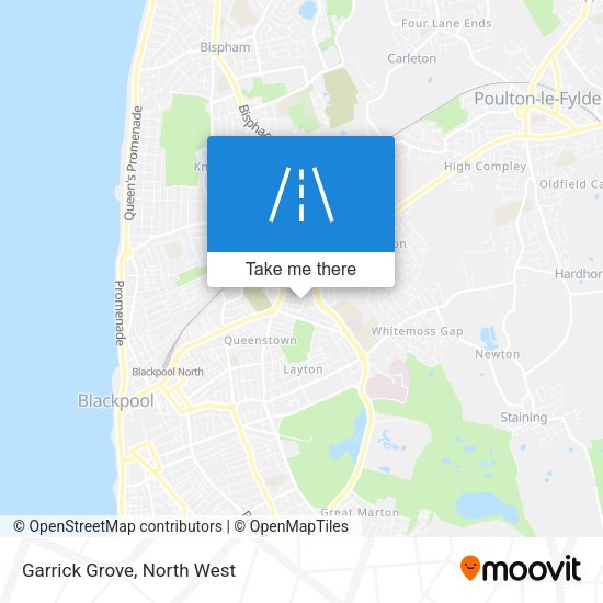 Garrick Grove map
