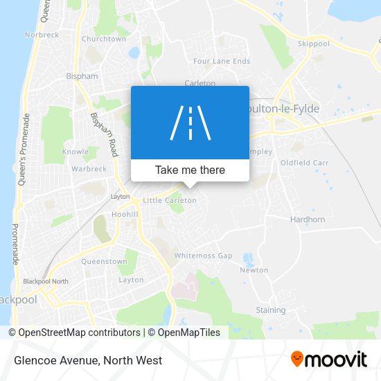 Glencoe Avenue map