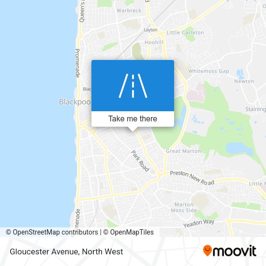 Gloucester Avenue map