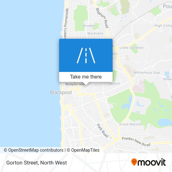 Gorton Street map