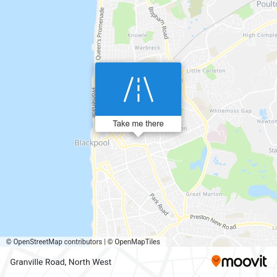 Granville Road map