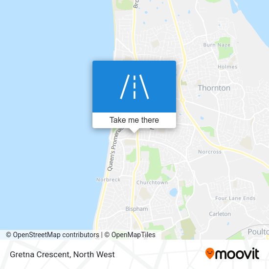 Gretna Crescent map