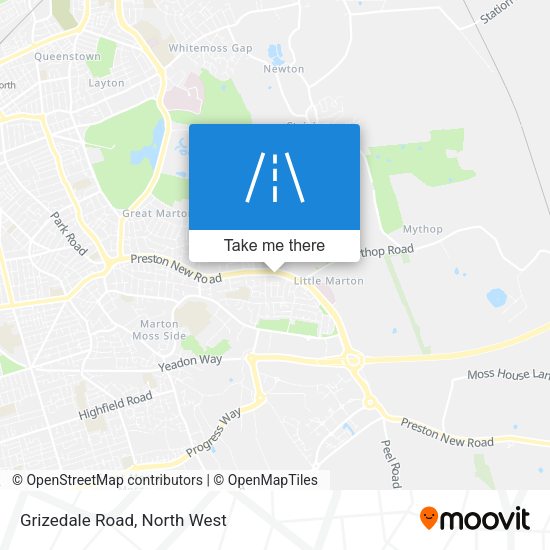 Grizedale Road map