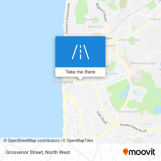 Grosvenor Street map