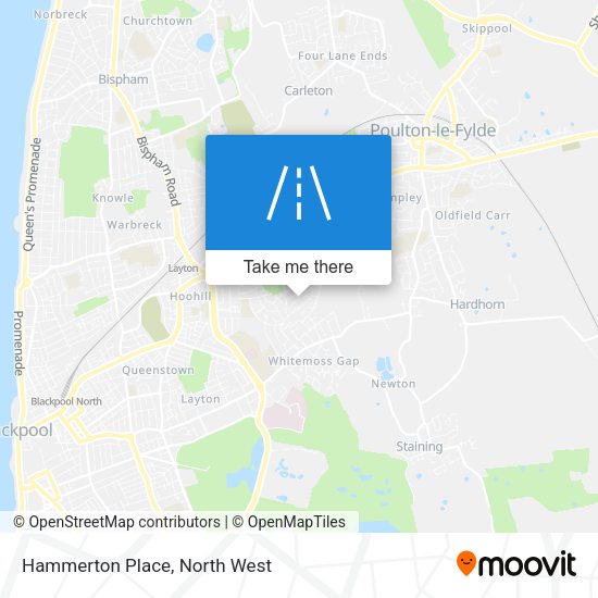Hammerton Place map