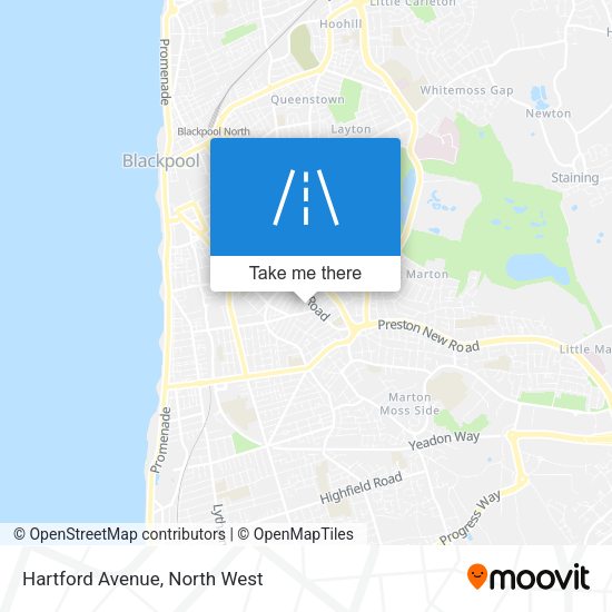 Hartford Avenue map