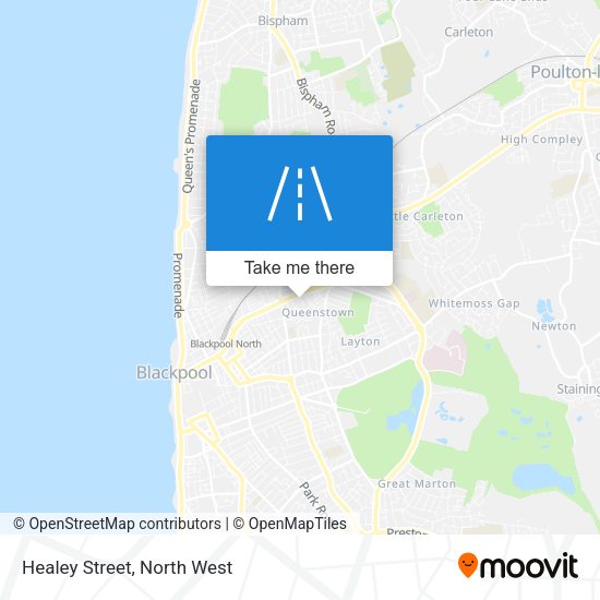 Healey Street map