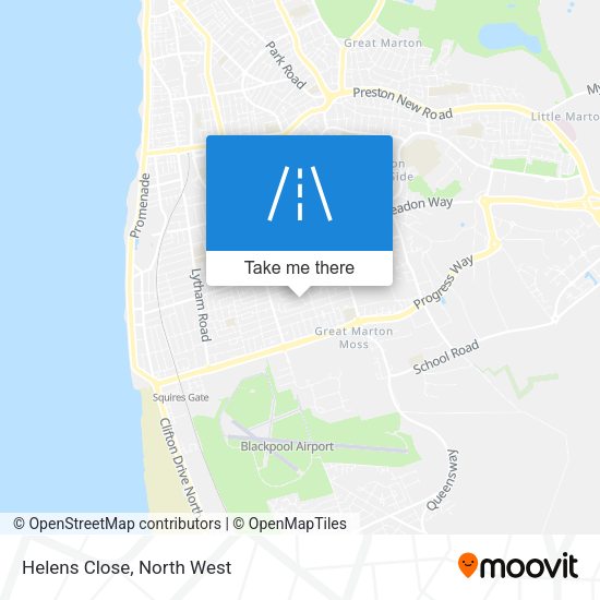 Helens Close map