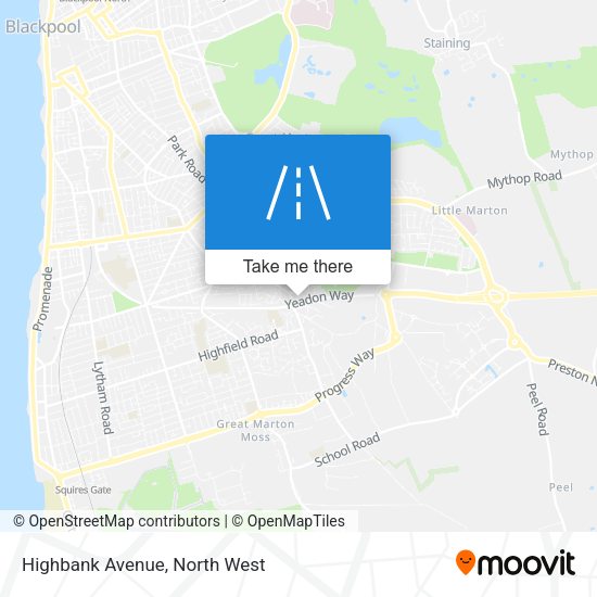 Highbank Avenue map
