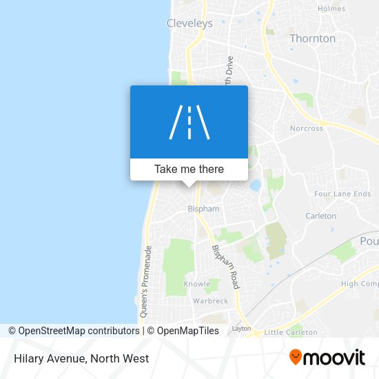 Hilary Avenue map
