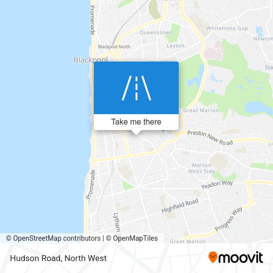 Hudson Road map